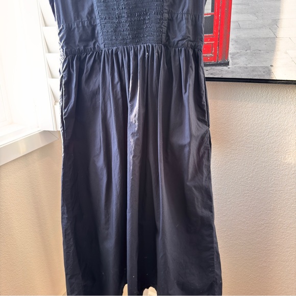 J. Crew. Size 6.  Midnight Blue Maxi with Button Detail - Picture 8 of 13